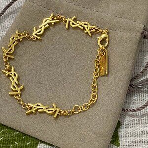 Yves Saint Laurent Gold Bracelet